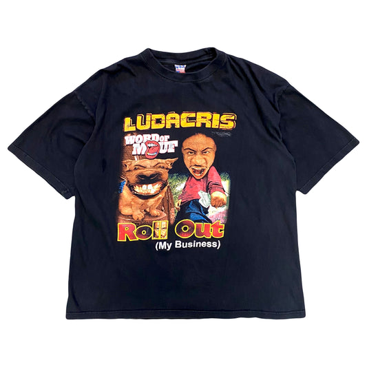 2000s LUDACRIS WORD OF MOUF ROLL OUT RAP TEE BOXY (XXL)