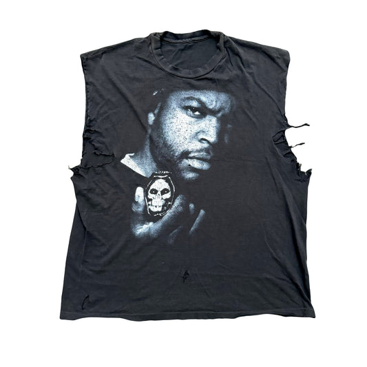 1990s THRASHED ICE CUBE "THE PREDATOR" ALBUM RAP TEE (L/XL)