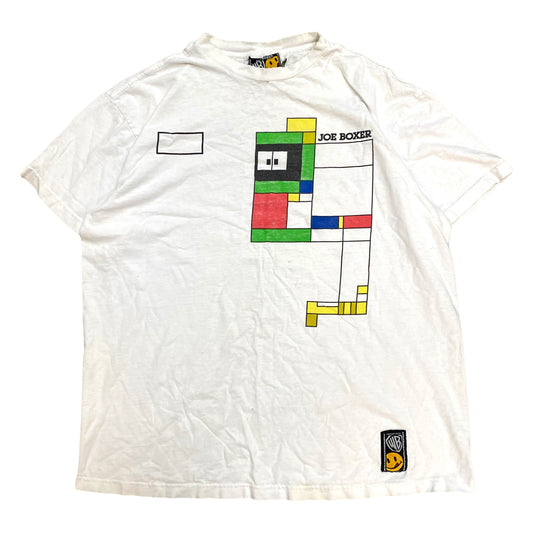 1990s LOONEY TUNES MARVIN THE MARTIAN MONDRIAN ART TEE (XL)