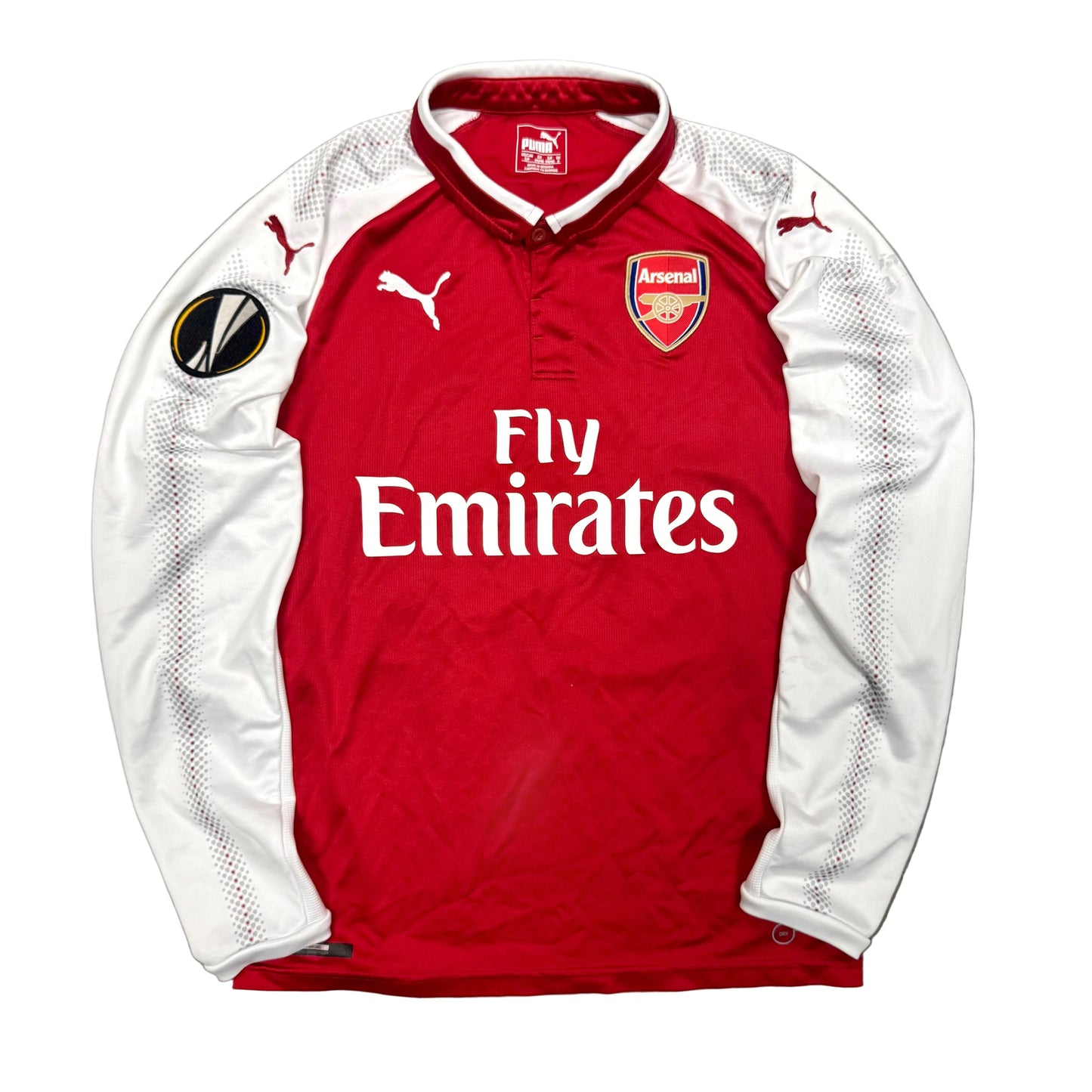 2017/18 ARSENAL PUMA HECTOR BELLERIN #24 HOME EUROPA LEAGUE JERSEY (S)