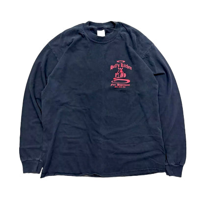 2000s HELLS KITCHEN FIRE DEPARTMENT NYC LONG SLEEVE TEE (L)