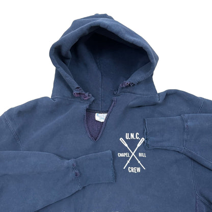1970S CHAMPION REVERSE WEAVE UNC TAR HEELS CREW TEAM HOODIE (L)