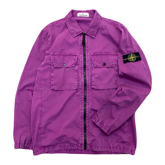 STONE ISLAND DOUBLE POCKET OVER-SHIRT JACKET (L)