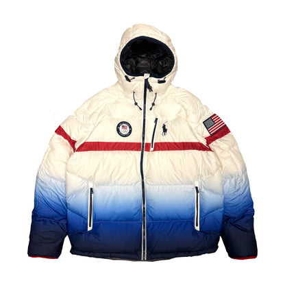 POLO RALPH LAUREN 2022 USA WINTER OLYMPICS GRADIENT PUFFER (L)
