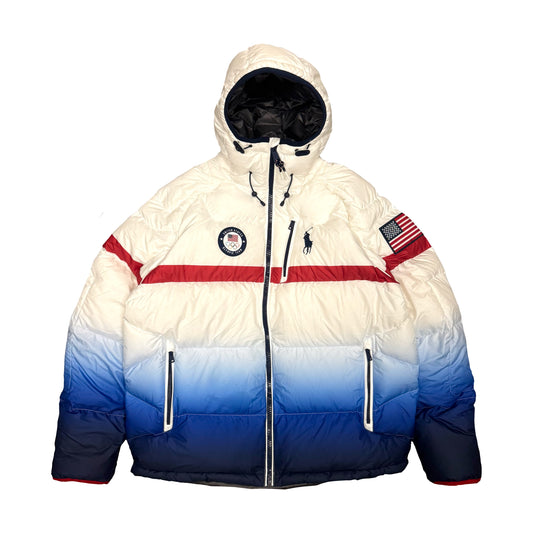 POLO RALPH LAUREN 2022 USA WINTER OLYMPICS GRADIENT PUFFER (L)