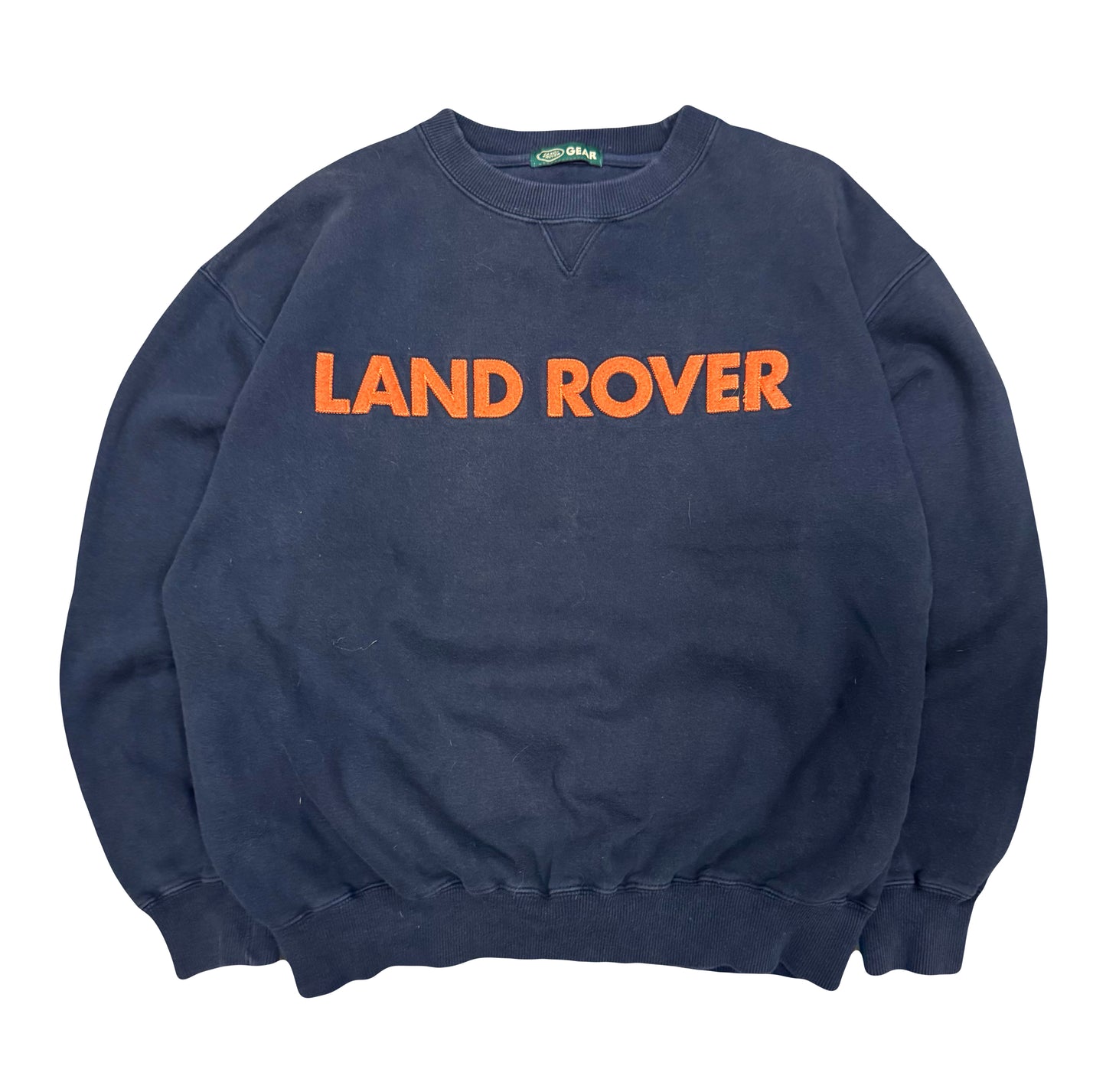 1990s LAND ROVER GEAR SPELLOUT SWEATSHIRT (M)