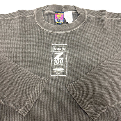 1996 OASIS Z100 NY RADIO STATION CONCERT WAFFLE KNIT L/S TEE (XL)
