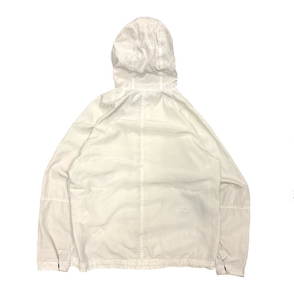 STONE ISLAND CUPRO NYLON-TC DOUBLE ZIP HOODED JACKET (M)