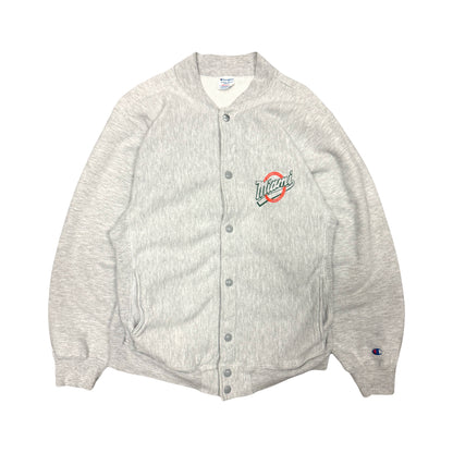 1980s CHAMPION REVERSE WEAVE MIAMI HURRICANES CARDIGAN (M)