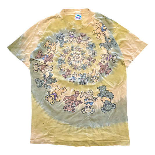 1996 GRATEFUL DEAD LIQUID BLUE DANCING ALIEN BEARS TEE (XL)